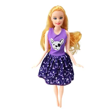 1 Rinkinys Princess Lėlės Aprangą Modelis Laisvalaikio Kostiumas, Sijonas Drabužius Barbie Lėlės Priedai Mados Žaislai