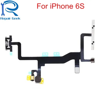10vnt/Daug Naujų Aukščiausios Kokybės Galios On / Išjungimo Flex & Volume Mygtuką Perjungti Flex Cable For iPhone 6S 4.7